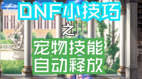 dnf宠物技能怎么放[图1]