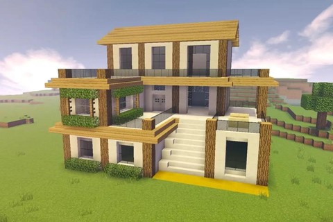 我的世界怎么造别墅视频[图2]